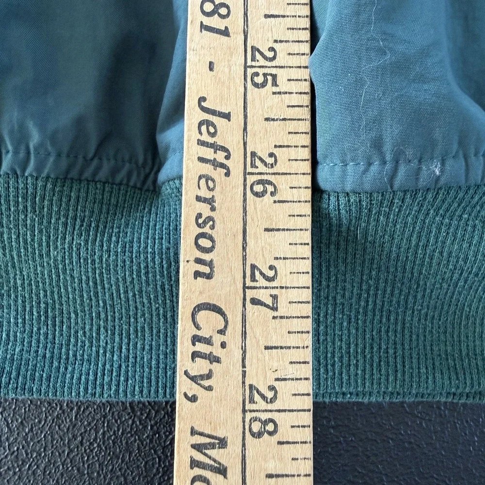 Vtg Flying Dog Brewery Windbreaker Pullover‎ Men's Size XL Green Pockets EMI tag